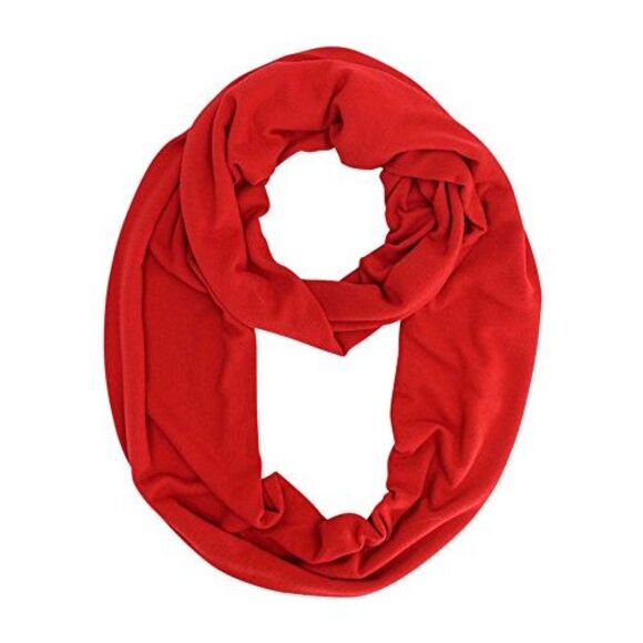 Jersey Knit Circle Infinity Loop Scarf - Picture 5 of 8